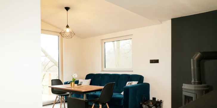 Pobyt vo vybavenej wellness chate s fínskou saunou