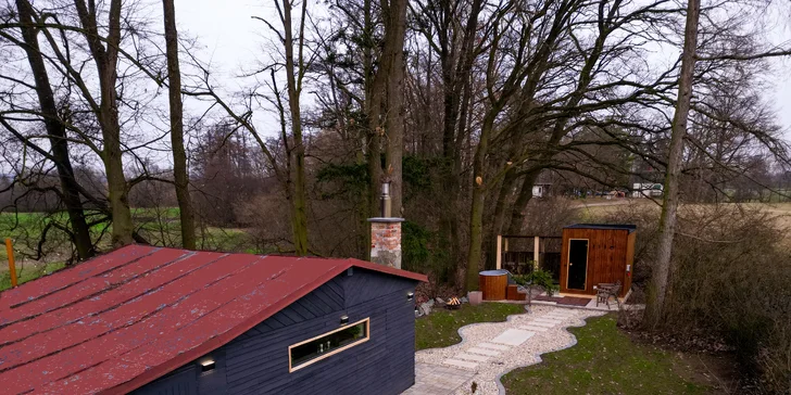 Pobyt vo vybavenej wellness chate s fínskou saunou