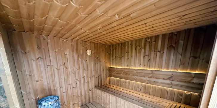 Pobyt vo vybavenej wellness chate s fínskou saunou