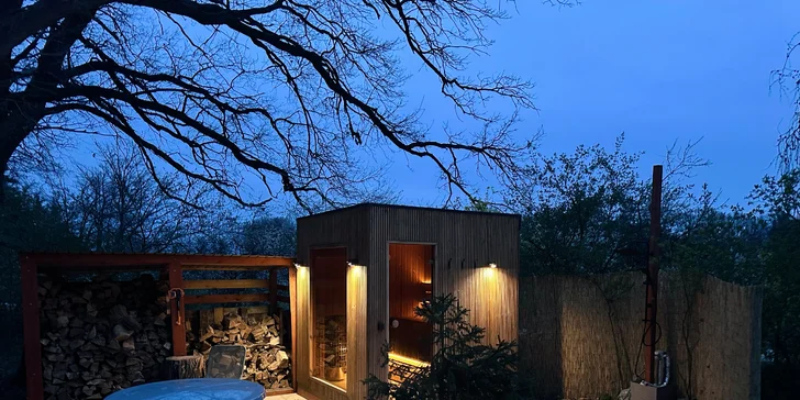 Pobyt vo vybavenej wellness chate s fínskou saunou