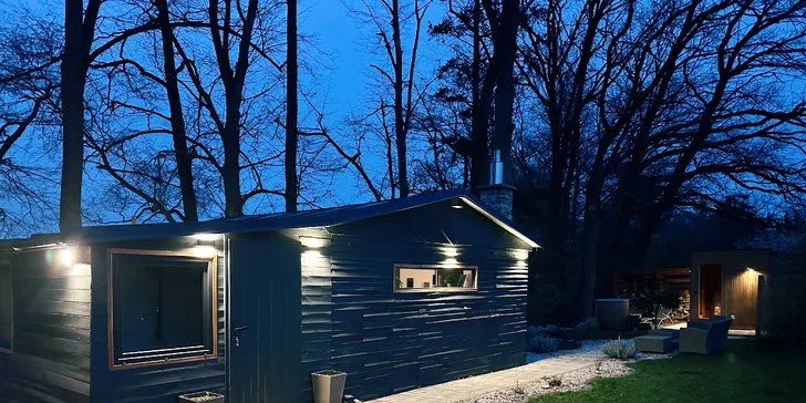 Pobyt vo vybavenej wellness chate s fínskou saunou