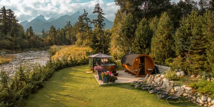 Jedinečný wellness zážitok v objatí prírody: Privátny wellness pod holým nebom pre 2 osoby