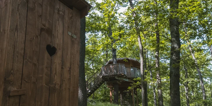 Treehouse na okraji Brna: ubytovanie v súlade s prírodou aj úniková šifrovacia hra pre zábavu