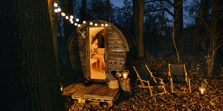 Kúzelný pobyt v treehouse až pre 4 osoby aj vonkajšia sudová sauna