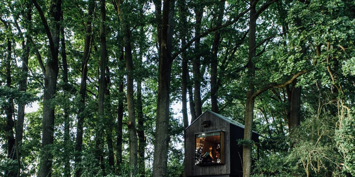 Kúzelný pobyt v treehouse až pre 4 osoby aj vonkajšia sudová sauna