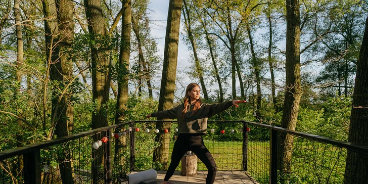 Kúzelný pobyt v treehouse až pre 4 osoby aj vonkajšia sudová sauna