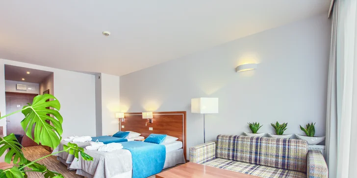 Top baltské letovisko Kołobrzeg: rodinný hotel s neobmedzeným wellness, raňajky alebo polpenzia