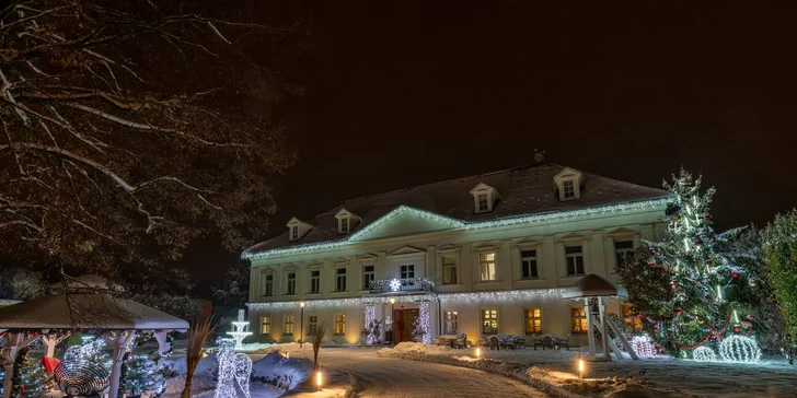 Pobyt na zámku Petrovice u Karviné: bohaté raňajky a wellness