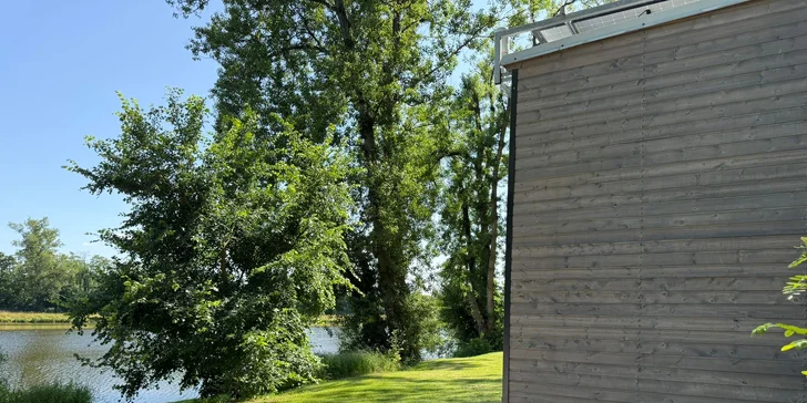 Krásny a plne vybavený tiny house na brehu Labe až pre 4 osoby
