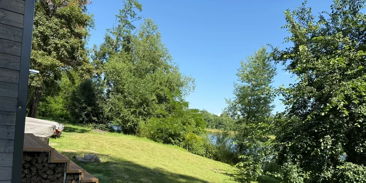 Krásny a plne vybavený tiny house na brehu Labe až pre 4 osoby