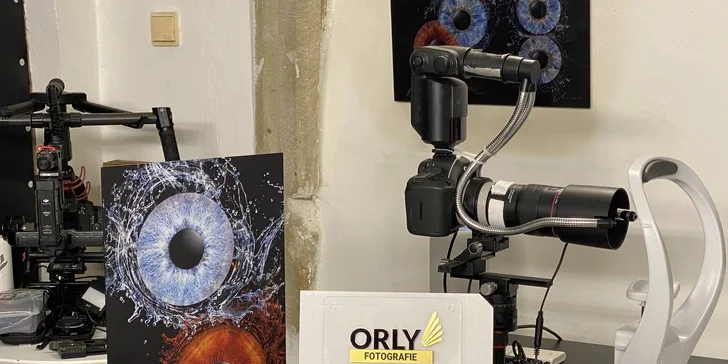 Unikátne fotenie očnej dúhovky pre jednotlivca, pár aj rodinu