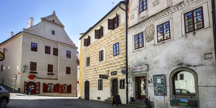 Pobyt s raňajkami v historickom centre Českého Krumlova: budova zo 16. storočia, na zámok 5 minút