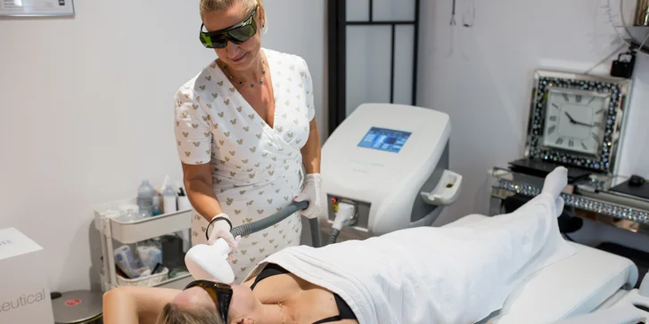 Revolučná trvalá epilácia lekárskym laserom vybraných častí tela