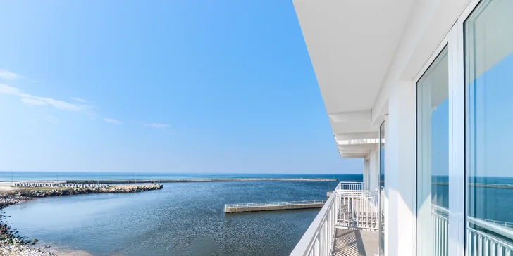 Moderné apartmány priamo pri Baltskom mori pre pár aj rodinu: raňajky, polpenzia aj wellness