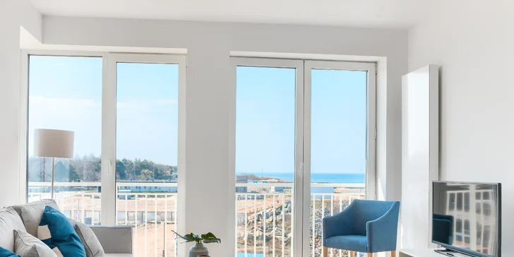 Moderné apartmány priamo pri Baltskom mori pre pár aj rodinu: raňajky, polpenzia aj wellness