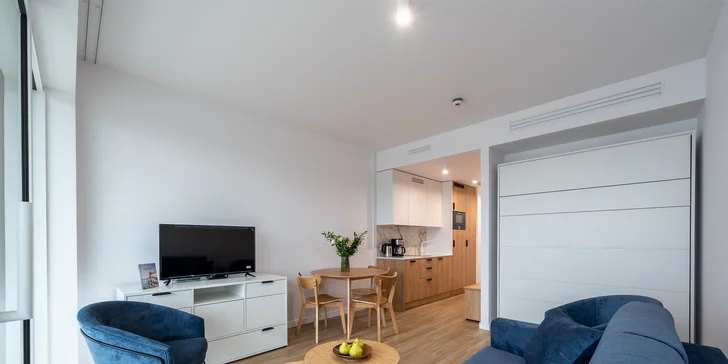 Moderné apartmány priamo pri Baltskom mori pre pár aj rodinu: raňajky, polpenzia aj wellness