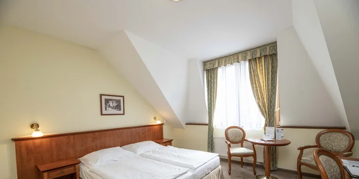 4* pobyt v Karlových Varoch: raňajky alebo polpenzia, bazén a sauna aj procedúry
