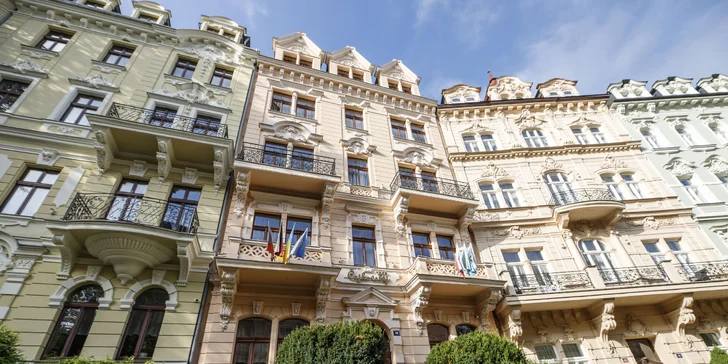 4* pobyt v Karlových Varoch: raňajky alebo polpenzia, bazén a sauna aj procedúry