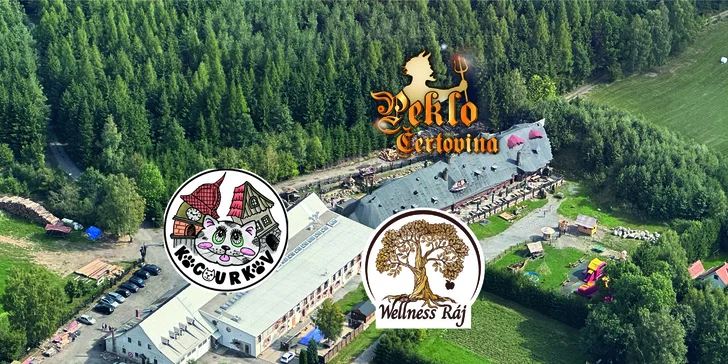 Relax v Pekle Čertovina: pobyt pre dvojice, rodiny i seniorov; polpenzia, wellness, animácie aj herňa pre deti