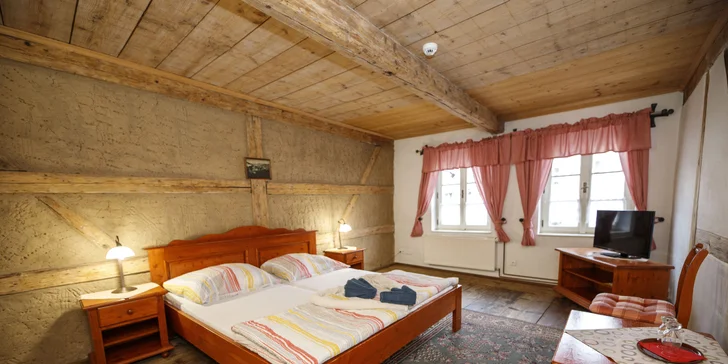 Romantický pobyt v Bečove nad Teplou pre dvoch: ubytovanie s nádychom histórie a so stravou