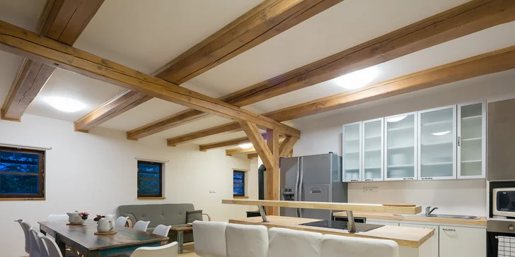 Krkonošský raj: chalupy s privátnym wellness pre 4 až 10 osôb a zľavy na aktivity v okolí