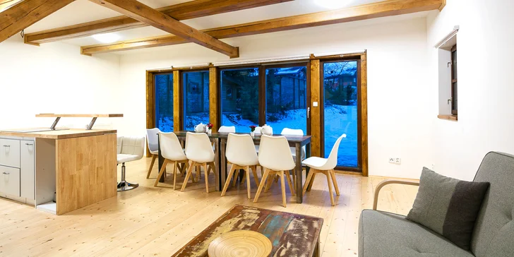 Krkonošský raj: chalupy s privátnym wellness pre 4 až 10 osôb a zľavy na aktivity v okolí