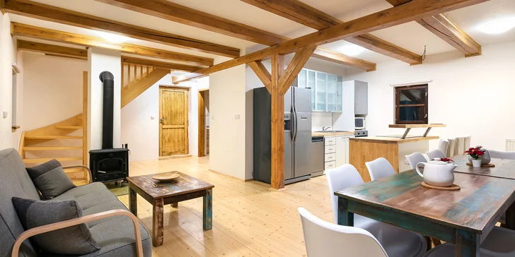 Krkonošský raj: chalupy s privátnym wellness pre 4 až 10 osôb a zľavy na aktivity v okolí