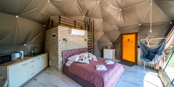 Romantický glamping s vonkajšou vírivkou len kúsok od Zakopaného
