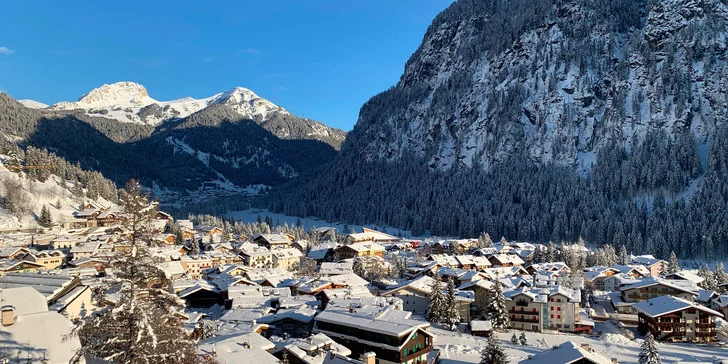 Dovolenka v Dolomitoch vo Val di Fassa: raňajky alebo polpenzia, neobmedzený wellness aj skibus