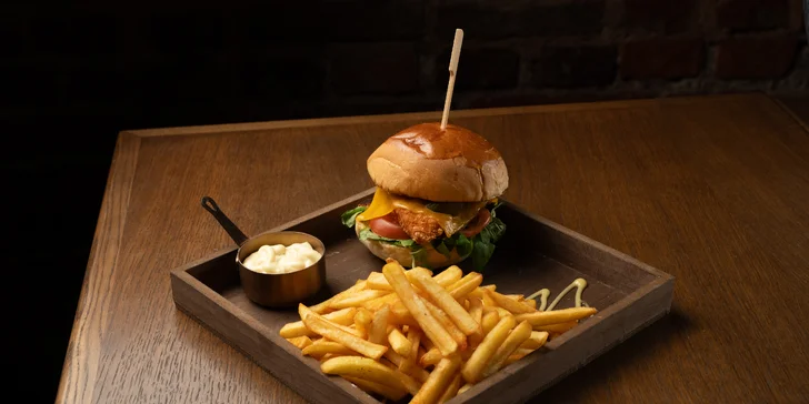 Lahodné burger menu alebo darčekový voucher v hodnote 30 €