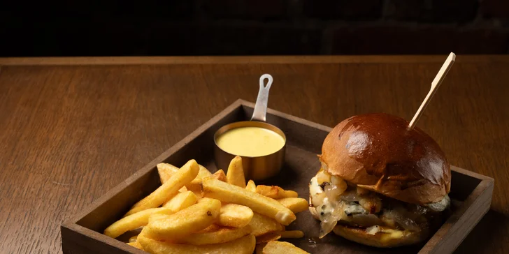 Lahodné burger menu alebo darčekový voucher v hodnote 30 €