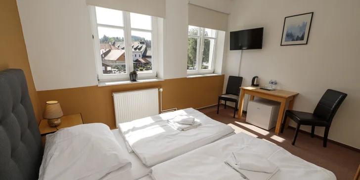 Oddychový pobyt v Rožmberku blízko hradu: raňajky aj balíček so vstupom na hrad