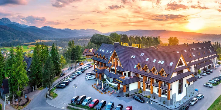 Najvyššie položený rodinný hotel na poľskej strane Tatier s krásnymi panoramatickými výhľadmi: raňajky či polpenzia, wellness