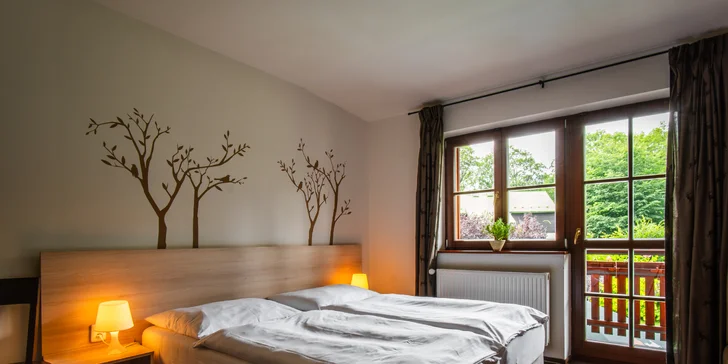 Pobyt v srdci Jeseníkov až pre 8 osôb: polpenzia, vstup do wellness aj masáž