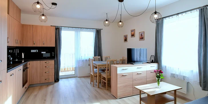 Jesenické podhorie pre 2–6 osôb: komfortné apartmány s kuchynkou