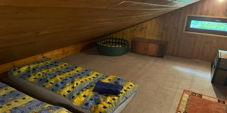 Prenájom útulnej a plne vybavenej zrubovej chaty vo Vrchlabí až pre 6 osôb