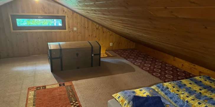 Prenájom útulnej a plne vybavenej zrubovej chaty vo Vrchlabí až pre 6 osôb