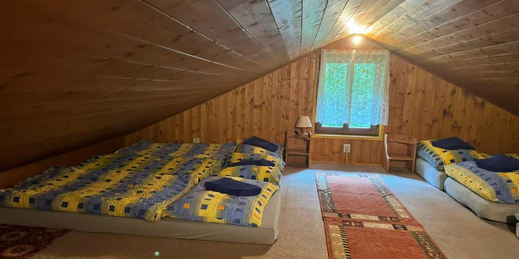 Prenájom útulnej a plne vybavenej zrubovej chaty vo Vrchlabí až pre 6 osôb