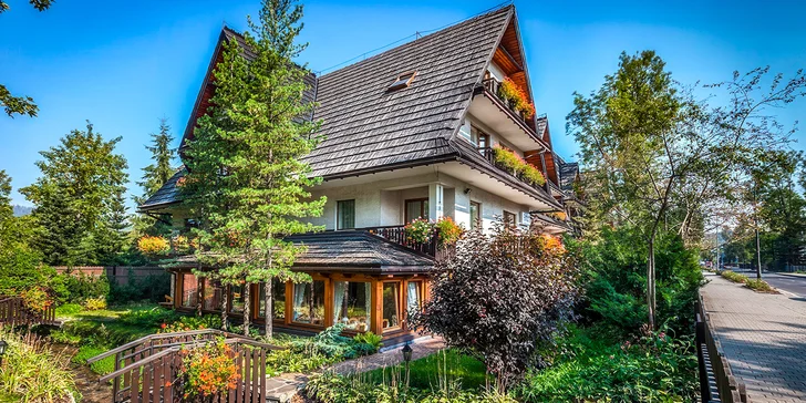 Pet friendly hotel v centre Zakopaného: neobmedzený wellness, možnosť raňajok