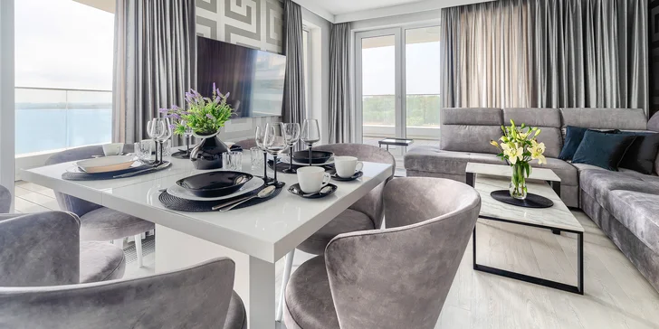 Nové krásne apartmány pri Baltskom mori až pre 4 osoby: medzi morom a jazerom, v lete bazén