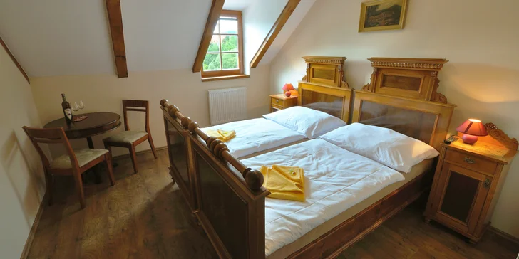 Vyrazte za krásami Českého Krumlova: penzión s raňajkami, 5 minút chôdze od centra