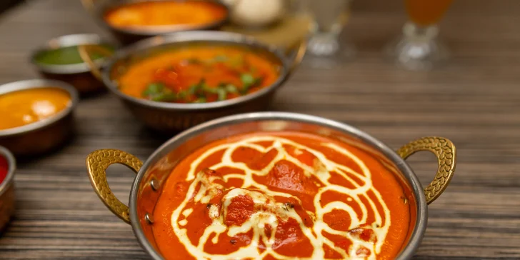 Kuracie alebo vegetariánske indické degustačné menu