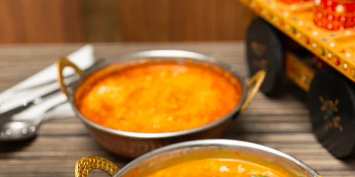 Kuracie alebo vegetariánske indické degustačné menu