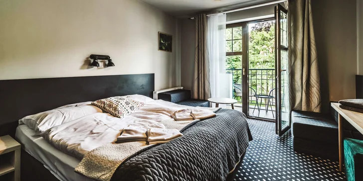 Kúpeľné mesto Duszniki Zdrój: moderný hotel s wellness a polpenziou