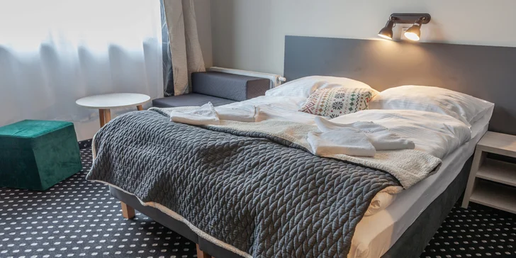 Kúpeľné mesto Duszniki Zdrój: moderný hotel s wellness a polpenziou