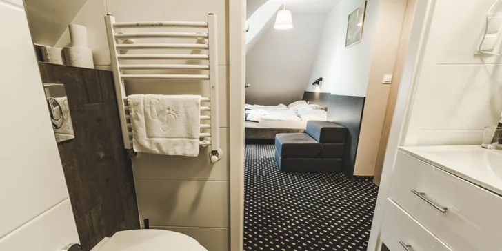 Kúpeľné mesto Duszniki Zdrój: moderný hotel s wellness a polpenziou