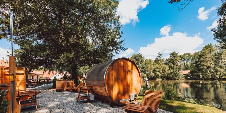 Romantika kúsok od Tábora: luxusný pobyt v mlyne, raňajky alebo polpenzia aj relaxácia