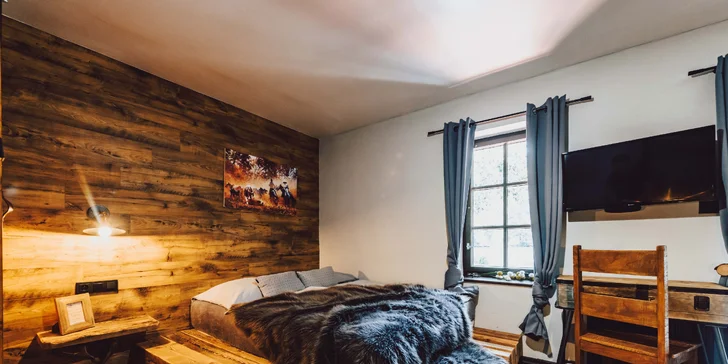 Romantika kúsok od Tábora: luxusný pobyt v mlyne, raňajky alebo polpenzia aj relaxácia