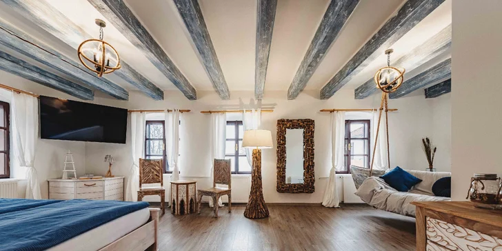 Romantika kúsok od Tábora: luxusný pobyt v mlyne, raňajky alebo polpenzia aj relaxácia