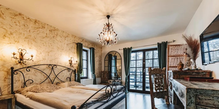 Romantika kúsok od Tábora: luxusný pobyt v mlyne, raňajky alebo polpenzia aj relaxácia